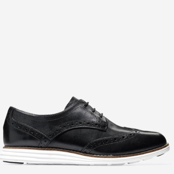 🌿Cole Haan🌿Grand Wing Oxford Black Nike Air 6 - Picture 4 of 5